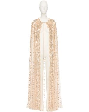 Valentino Translucent Cloak - White