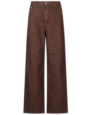 Sportmax Multi-Pocket Jeans - Brown