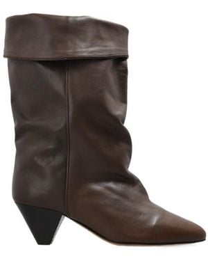 Isabel Marant Dalby Short Boots - Brown