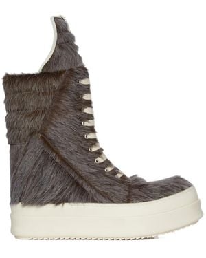 Rick Owens Mega Geobasket Boots - Brown
