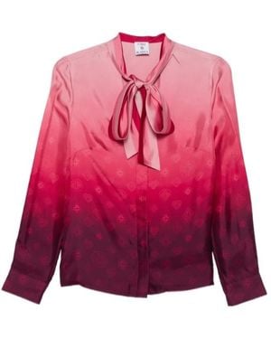 CASABLANCA Gradient Bow Shirt - Pink