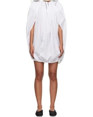Comme des Garçons Pleated Dress - White