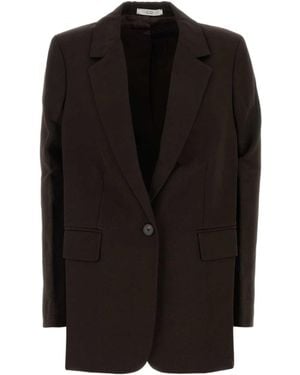 Co. Single-Button Long-Sleeve Blazer - Black