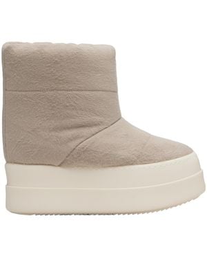 Rick Owens Concordians Mega Bumper Low Lunar Ankle Boots - Natural