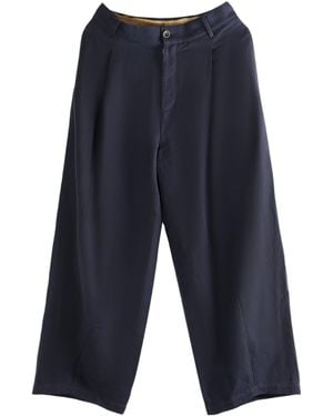 Uma Wang Paw Pleated-Front Pants - Blue