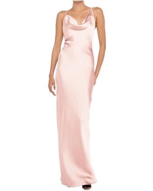 Norma Kamali Strappy Cutout Slip Dress - Pink
