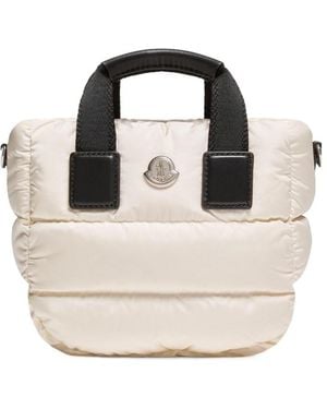 Moncler Caradoc Micro Tote Bag - Natural