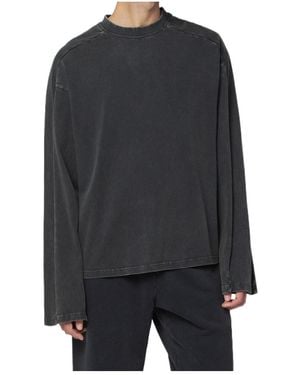 Entire studios Washed Long-Sleeve Top - Black