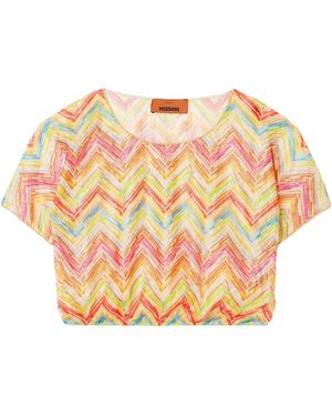 Missoni Zigzag-Knit Top - Multicolour