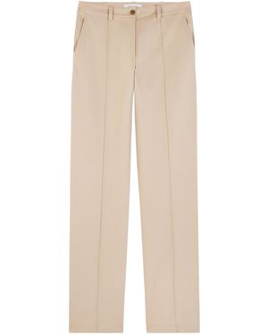 Maison Kitsuné Maison Kitsuné Straight-Leg Tailored Trousers - Natural