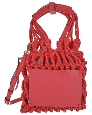 Etro Interwoven Small Tote Bag - Red