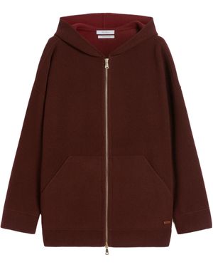 Max Mara Etuania Zip-Up Hoodie - Purple