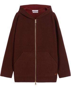 Max Mara Etuania Zip-Up Hoodie - Purple