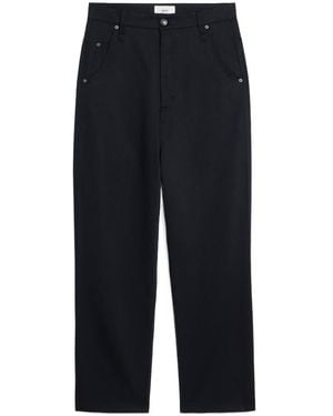 Ami Paris Straight-Leg Pants - Blue