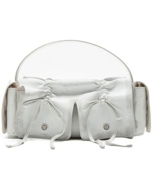 Acne Studios Pocket Detailed Top Handle Bag - Grey