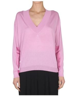 Tom Ford V-Neck Knitted Jumper - Pink