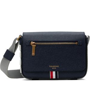 Thom Browne Flap Shoulder Bag - Blue