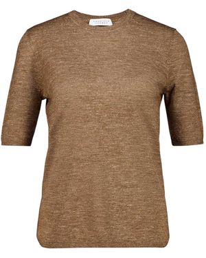 Gabriela Hearst Chryse Knit T-Shirt - Brown