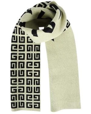 Givenchy Logo Scarf - White