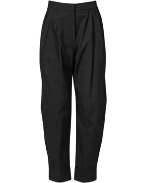 Pt Pantaloni Pt Torino Pleated Tapered Trousers - Black