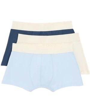 Ami Paris Ami De Coeur Jacquard Boxers (Set Of Three) - Blue
