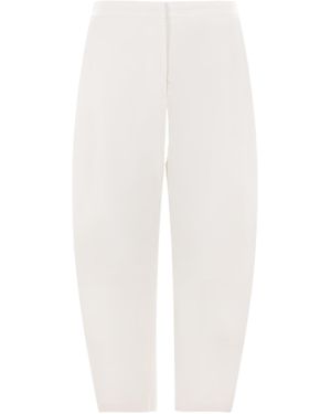 Jil Sander Straight Leg Trousers - White