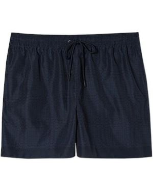 Gucci Printed Poplin Swim Shorts - Blue