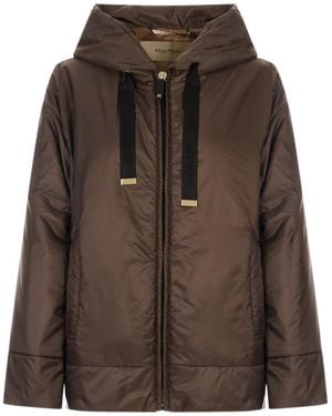 Max Mara Mtcdaria Hooded Zip Jacket - Brown
