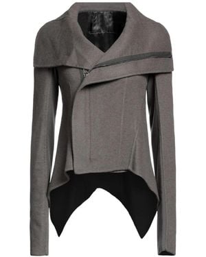 Rick Owens Minimalist Wool Jacket - Black