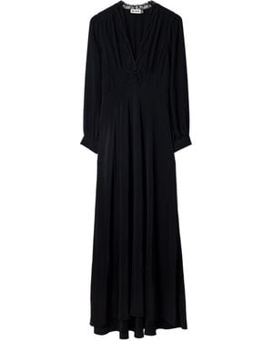 RIXO London Long-Sleeved Dress - Black