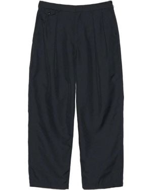 Nanamica Casual Trousers With Belt Loops - Blue