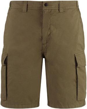Woolrich Button Detailed Cargo Shorts - Green