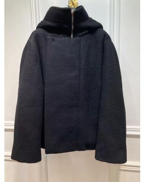 Rick Owens Hooded Casual Jacket - Blue