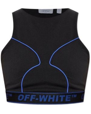 Off-White c/o Virgil Abloh Cropped Sports Tank Top - Blue