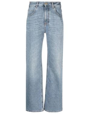 Chloé Chloé Boyfriend Straight-Leg Jeans - Blue