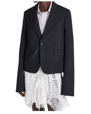 JW Anderson Bell Sleeve Jacket - Blue