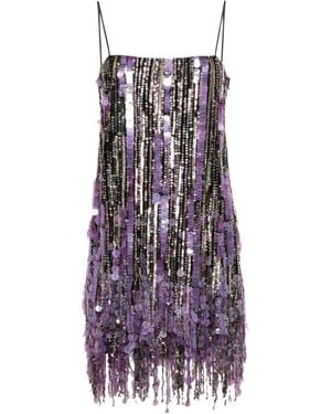 Amen Sling Dress - Purple