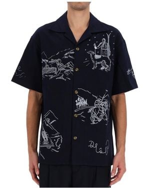 Drole de Monsieur Drôle De Monsieur La Chemise Brodée Shirt - Black