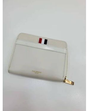 Thom Browne Logo Clutch - Gray