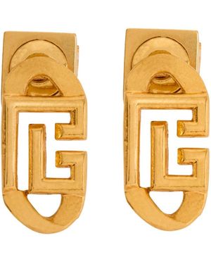 Balmain Sync Pb Brass Earrings - Metallic