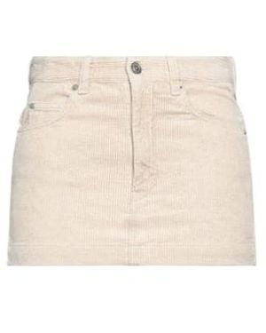 Isabel Marant Corduroy High-Waisted Mini Skirt - Natural