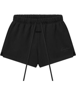 Fear Of God Logo Drawstring Shorts - Black