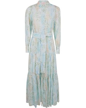 MC2 Saint Barth Jensen Long Shirt Dress - Blue
