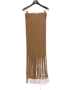 Uma Wang Versatile Midi Dress - Brown