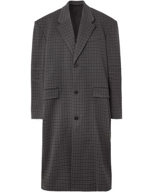 Balenciaga Long-Sleeved Coat - Grey