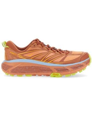 Hoka One One Mafate Speed 2 Lace-Up Trainers - Orange