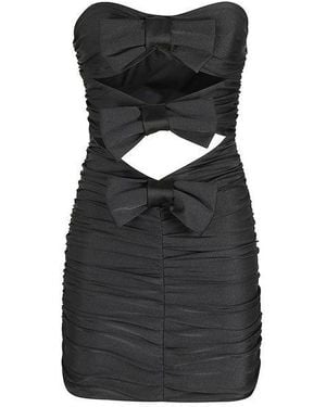 Aniye By Bow Detail Strapless Dress - Black