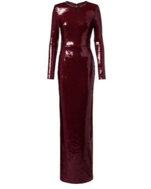 Rebecca Vallance Nero Sequined Gown - Red
