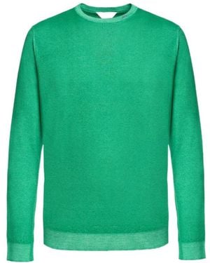 Malo Tavolozza Crew Neck - Green