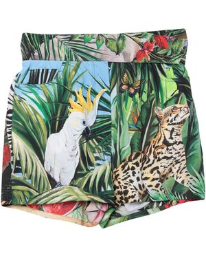 Dolce & Gabbana Woven Pocket Shorts - Green